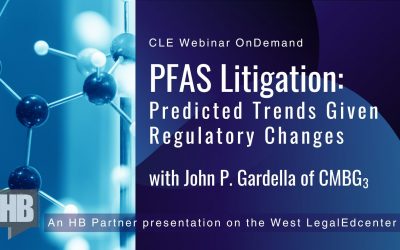 John Gardella Featured By HB Litigation On PFAS Litigation Trends Webinar